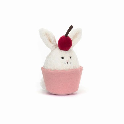 Jellycat Dainty Dessert Bunny Cupcake New Zealand | WJCGX5792